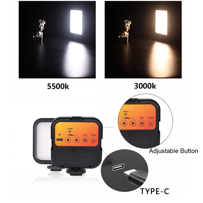 Camera Pocket Light Manufacturer - Mini LED Rechargeable Beauty Light Vlogging