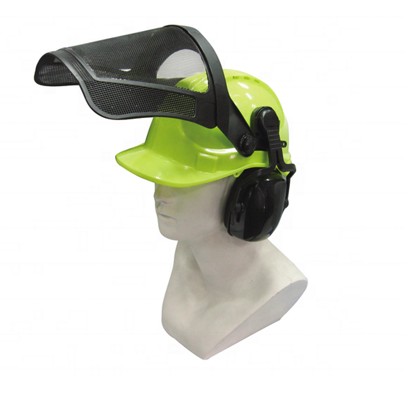 Lumber Safety Helmet Factory - FS3001 Chainsaw with Earmuffs Mesh Visor