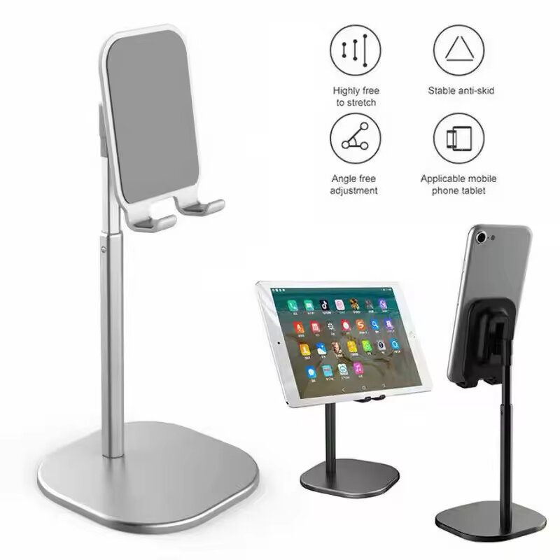 Tablet Stand Supplier - Metal Telescopic Adjustable Height Angle Desktop