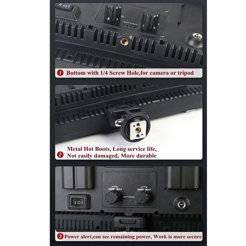 Camera Video Light Manufacturer - LED-800 Lamps Photography Studio Portable Panel