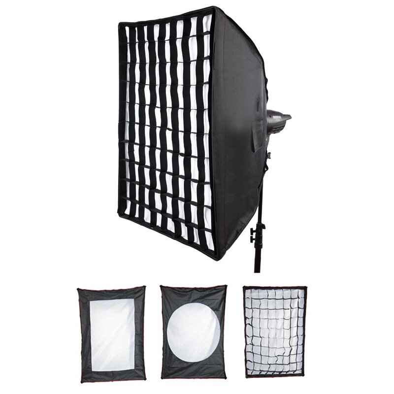 SoftBox Supplier - Customized Grid Honeycomb Studio Flash Led Light Soft Box