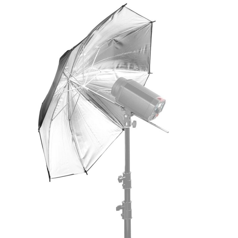 Studio Umbrella Manufacturer - Customise Double Use White Silver/Black Diffusion