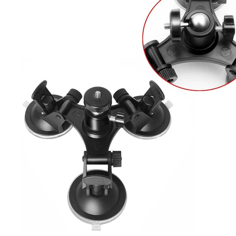 Sports Camera Suction Cup Supplier - Heavy Duty Triple Suction Window Mount