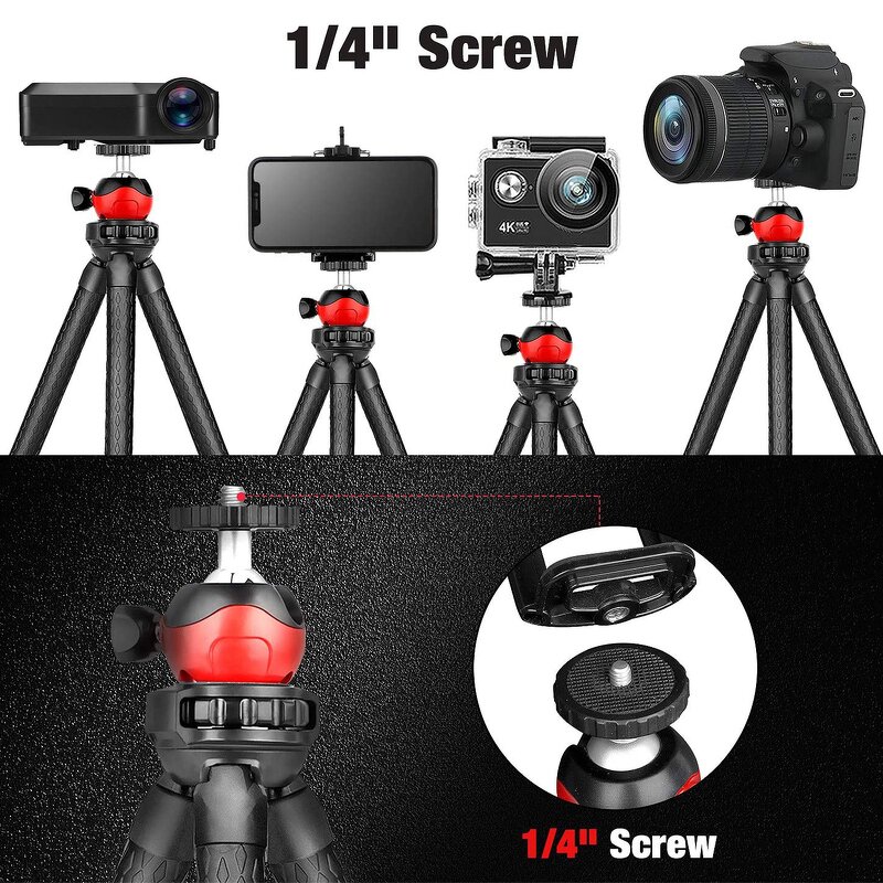 Octopus Flexible Tripod Factory - Mini Portable Desktop Bendable for DSLR Phone