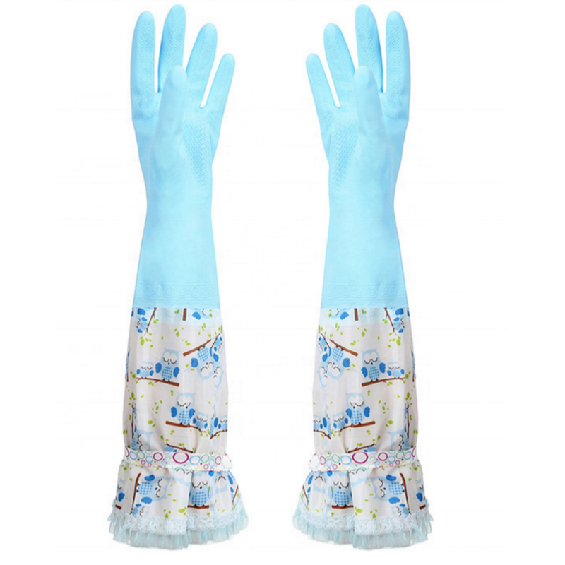 Washing Gloves Factory - GC2006 Rubber PVC Kitchen Waterproof Dishwashing Housework