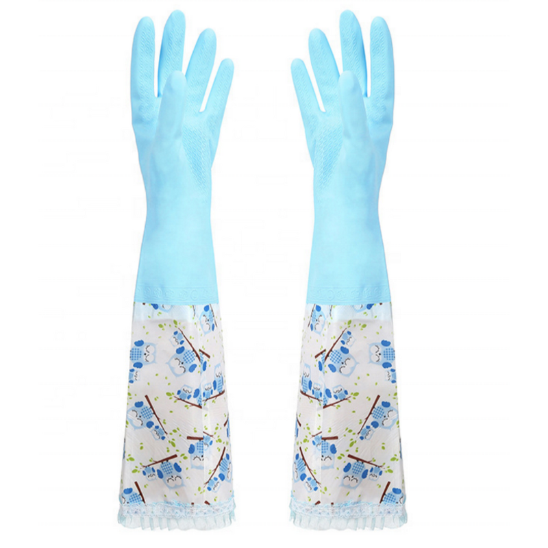 Washing Gloves Factory - GC2006 Rubber PVC Kitchen Waterproof Dishwashing Housework