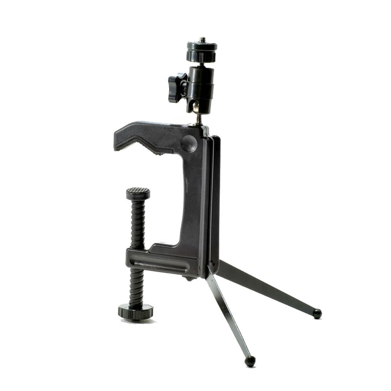 Camera C-Clamp Supplier - Compact Mini Tripod Mount Portable Swiveling Stand