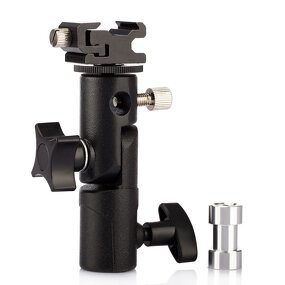 Flash Light Stand Bracket Supplier - Swivel Tilt with Umbrella Reflector Holder