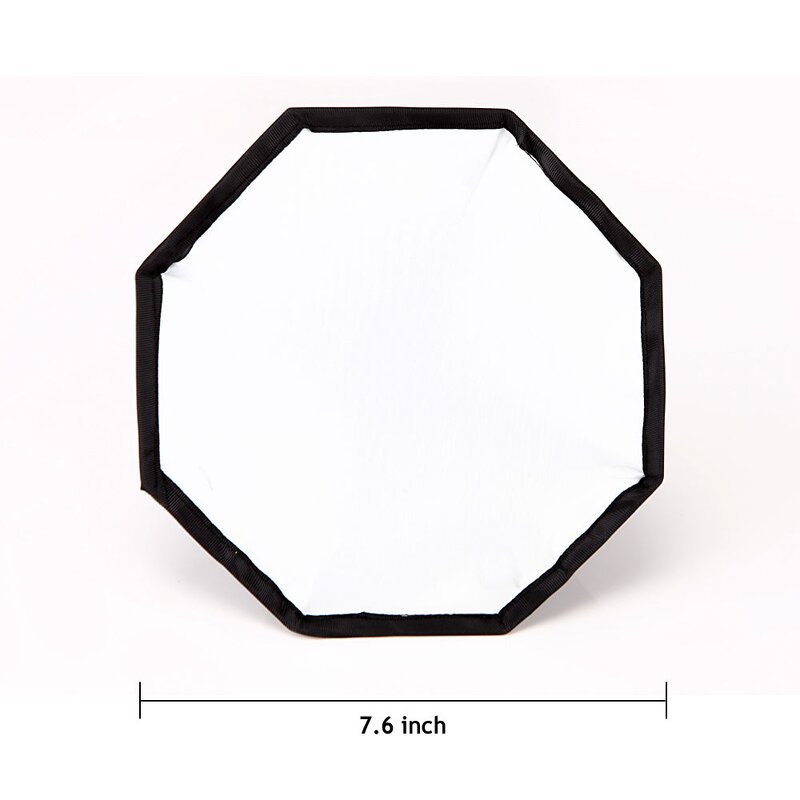 Small Octagonal Softbox Supplier - 20cm with Carry Bag for Speedlite/Flash Gun