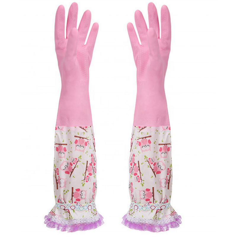 Durable Rubber Gloves Supplier - GC2005 Long PVC Working Washing Vinyl Anti Allergic