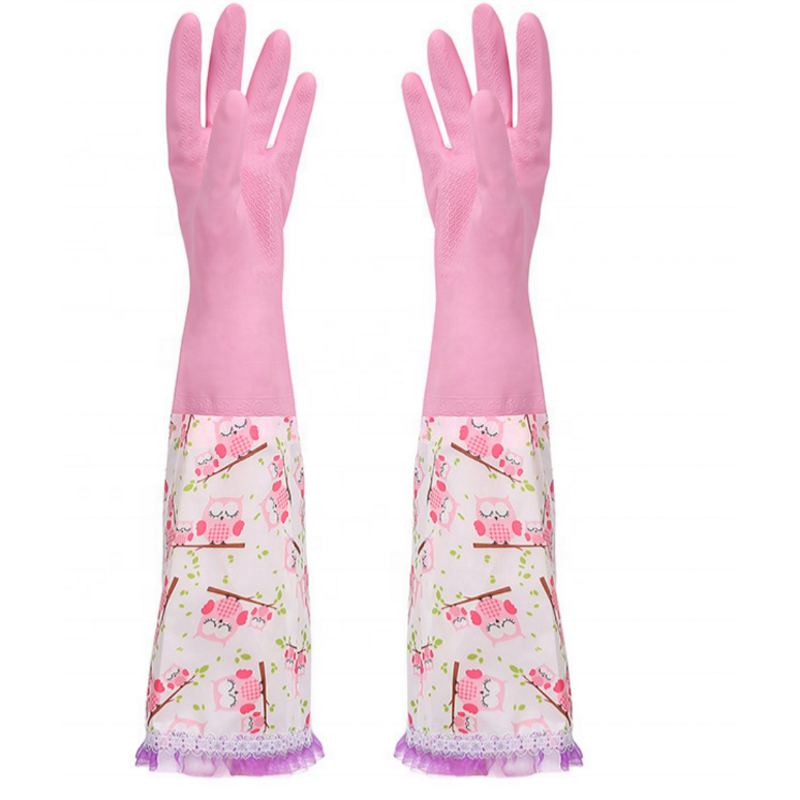 Washing Gloves Factory - GC2006 Rubber PVC Kitchen Waterproof Dishwashing Housework