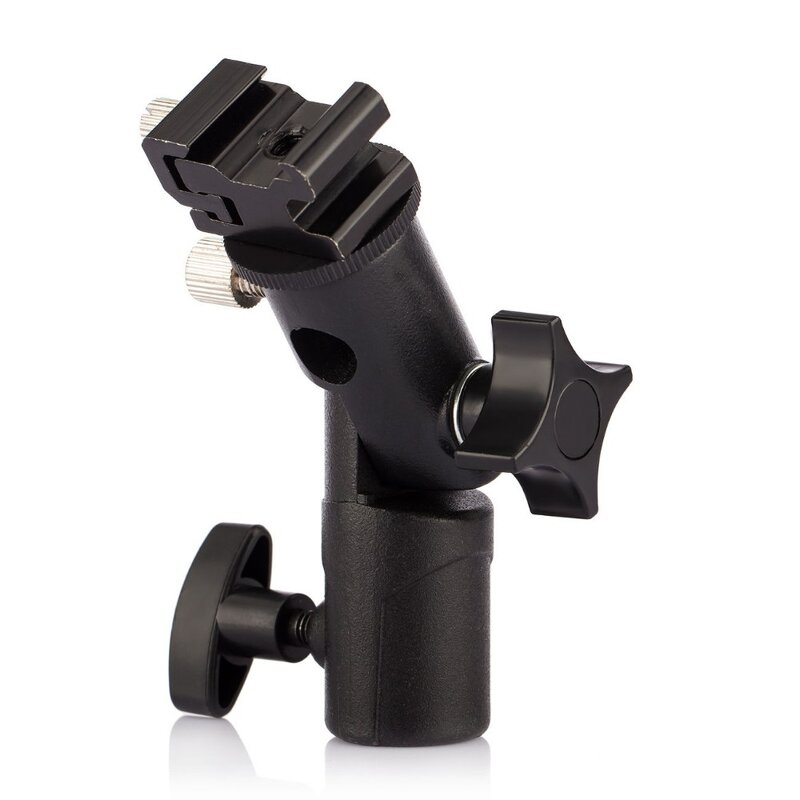 Flash Light Stand Bracket Supplier - Swivel Tilt with Umbrella Reflector Holder