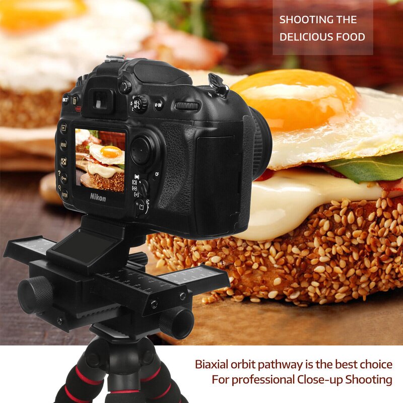 Macro Focusing Rail Manufacturer - 4 Way Slider Close-up Shooting for DSLR