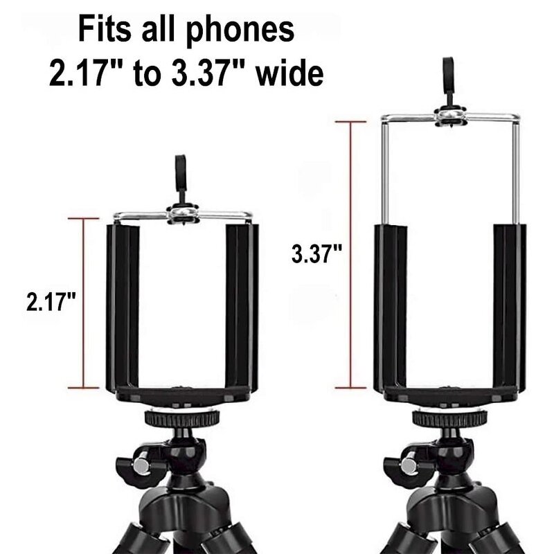 Phone Tripod Mount Adapter Factory - Compatible Universal Clamp Attachment