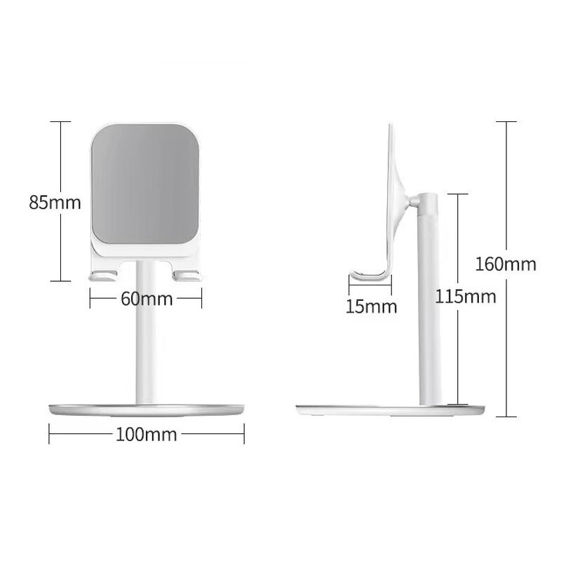 Phone Stand Factory - Universal Anti-Slip Desktop Tablet Adjustable Aluminium