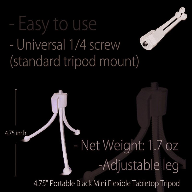 Flexible Tripod Mount Factory - Custom Portable Universal Phone Mini Flex Stand