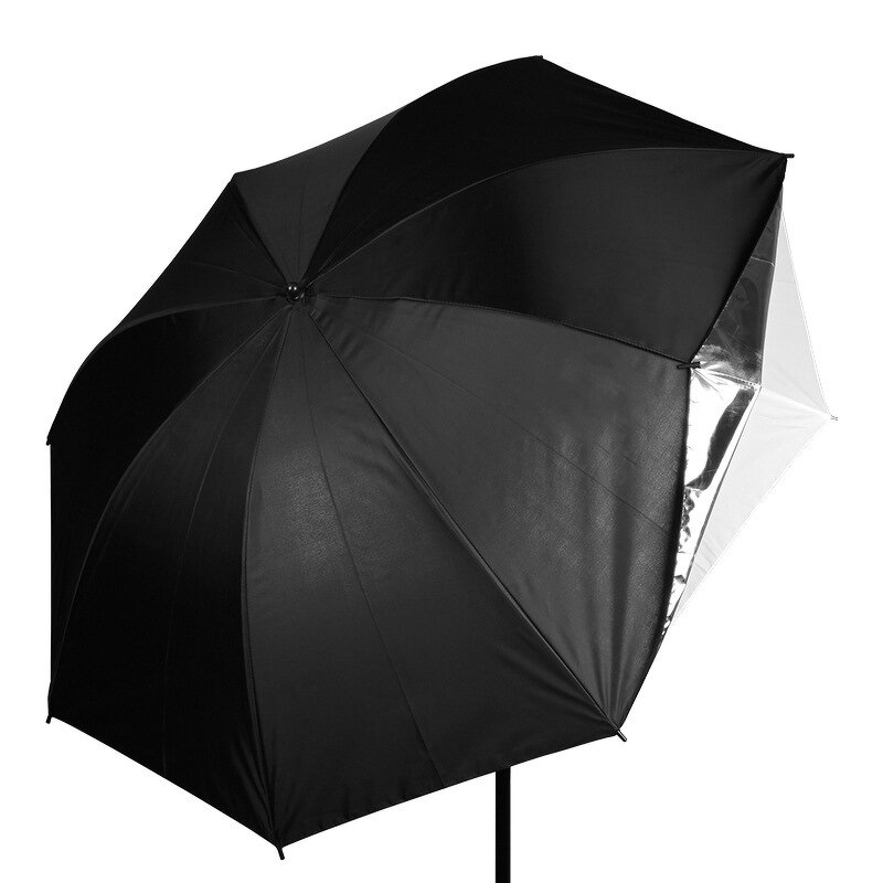 Studio Umbrella Manufacturer - Customise Double Use White Silver/Black Diffusion