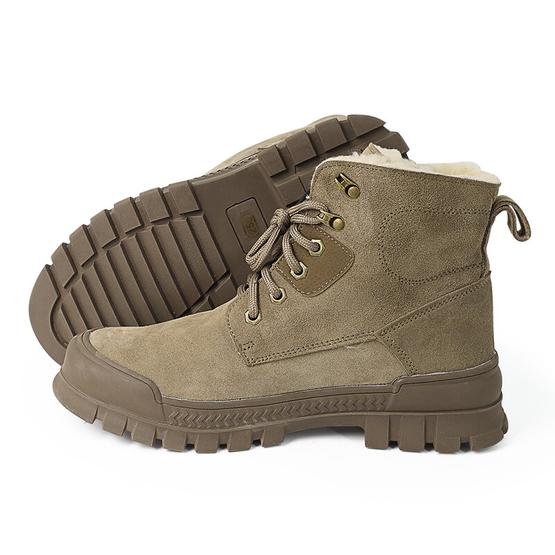 Winter Snow Boots Factory - Men's Unisex Anti-Puncture Anti-Static Warmth Ankle Plush