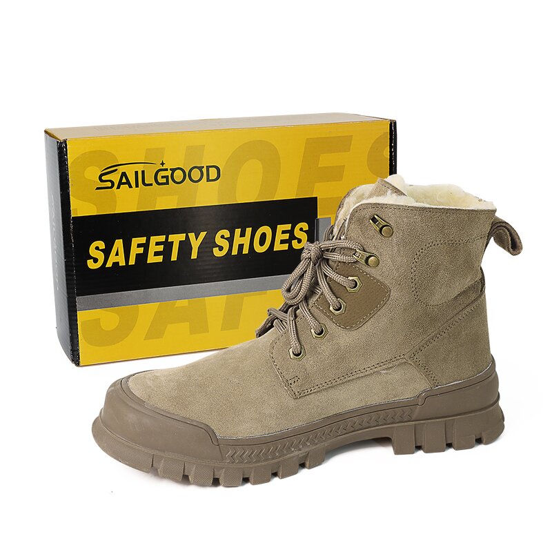 Winter Snow Boots Factory - Men's Unisex Anti-Puncture Anti-Static Warmth Ankle Plush