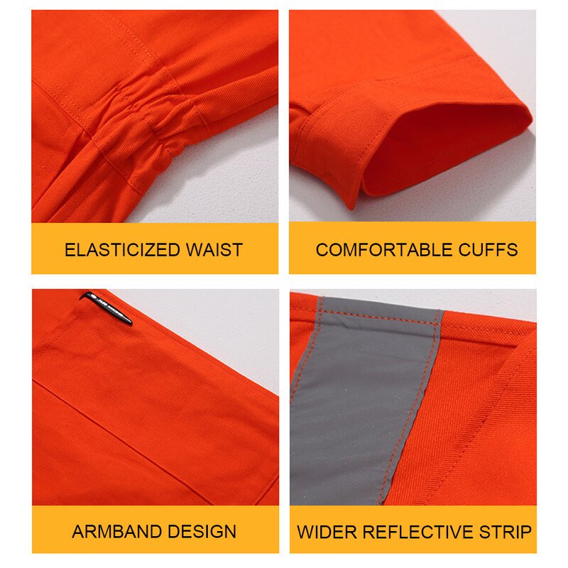 Safety Clothing Factory - Factory Custom Wholesale Reflective Strip Coveralls