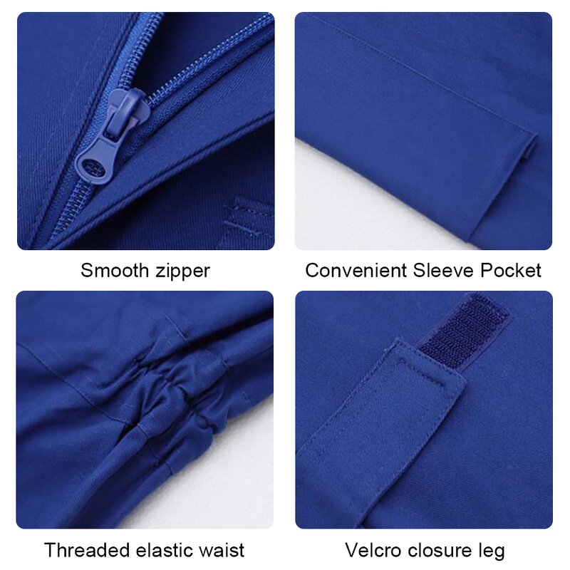 Work Jumpsuit Manufacturer - SAILGOOD Factory Wholesale Men's Cotton Blend Long Sleeve