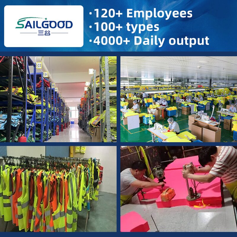 Safety Vest Factory - High Visibility Reflective Polyester Mesh Adjustable Pockets