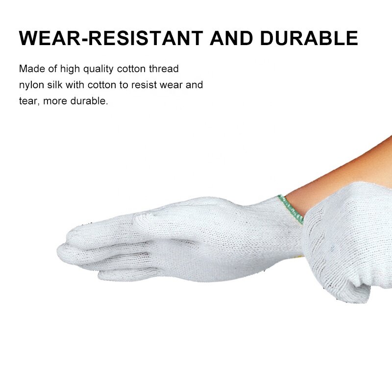 Safety Grip Gloves Supplier - SAILGOOD Custom Color Polyester/Cotton Silicone-Free