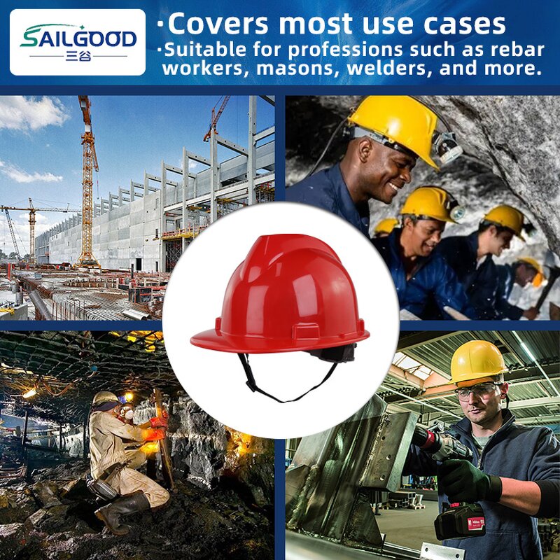 Industrial Safety Helmet Factory - Hot Selling OEM HDPE V Type Dust Proof Construction