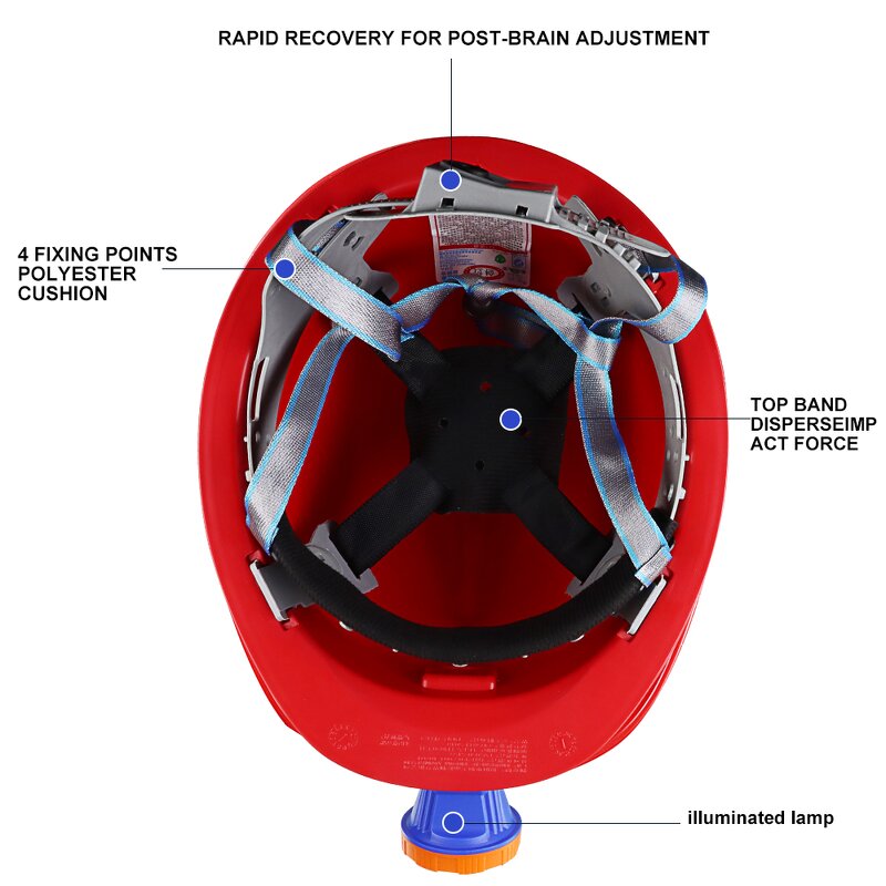 Safety Helmet Supplier - Custom Logo ABS HDPE PE Reflective with Suspension Earmuff