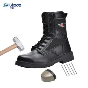 Camouflage Safety Shoes Factory - Men's Steel Toe Kevlar Sole Breathable Microfiber