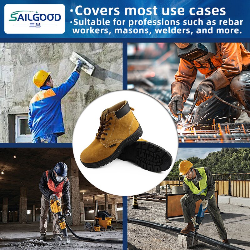 Winter Safety Boots Factory - Steel Toe PU Insole Lightweight Slip-Resistant