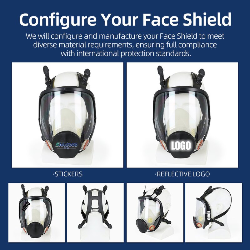 Gas Mask Manufacturer - Full Face Reusable Silicone Respirator Industrial Protection