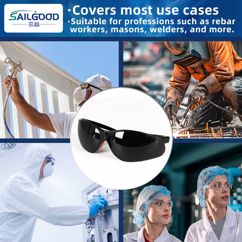 Protective Eyewear Manufacturer - PC Welding Safety Glasses Anti-Impact Goggles