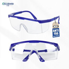 Safety Goggles Factory - Adjustable Lightweight Wing Protection Wide-Vision Fog-Proof