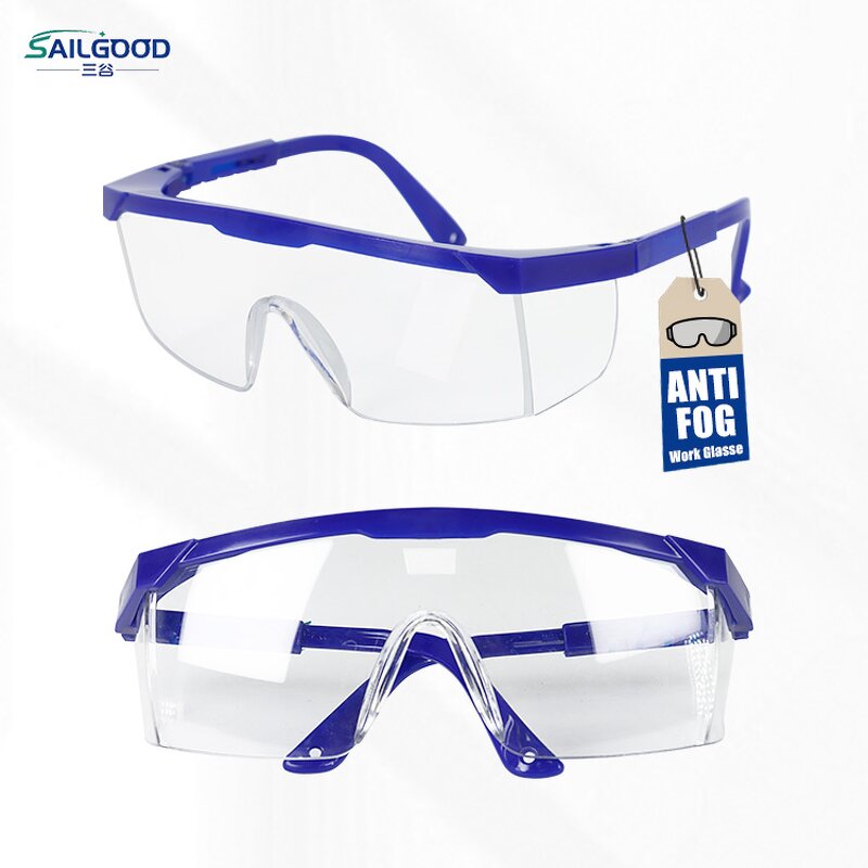 Safety Goggles Factory - Adjustable Lightweight Wing Protection Wide-Vision Fog-Proof