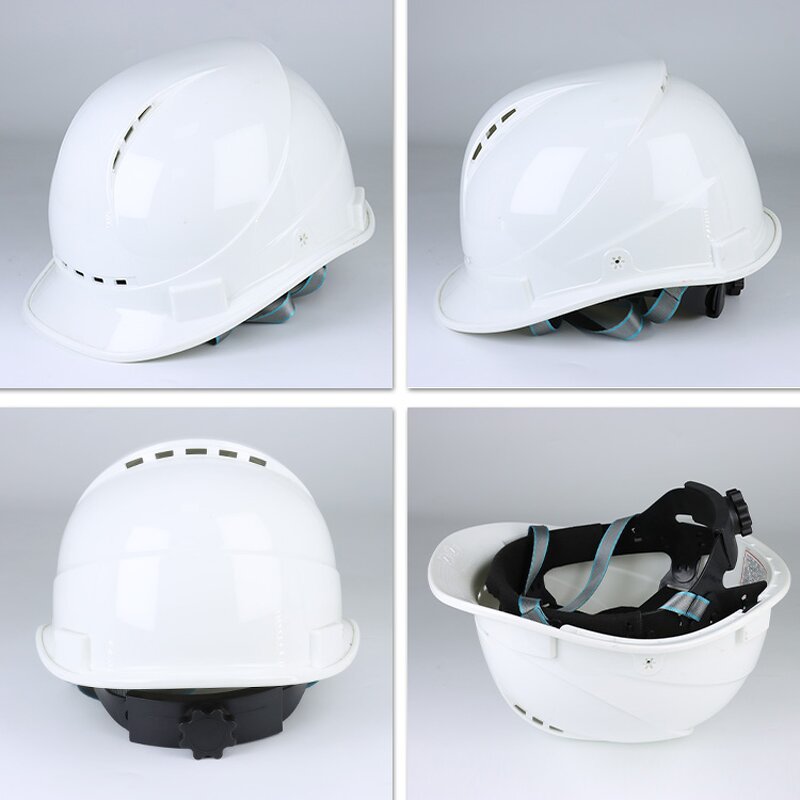 Construction Safety Helmet Supplier - High Quality ABS Custom Logo ANSI EN397 Certified