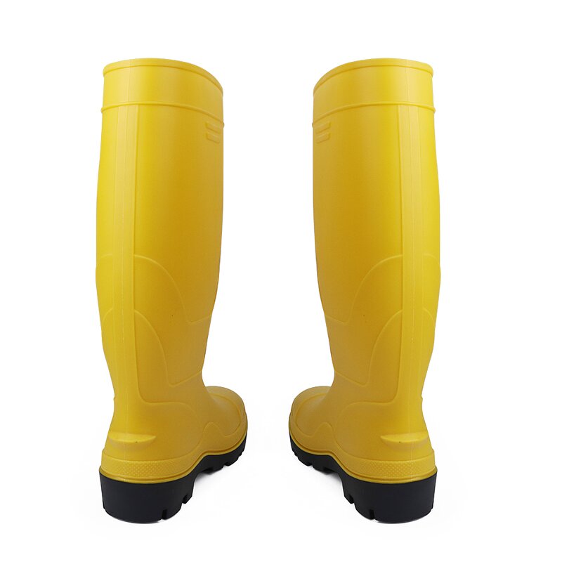 PVC Work Boots Supplier - Oil Acid Alkali Resistant Steel Toe Industrial Harsh