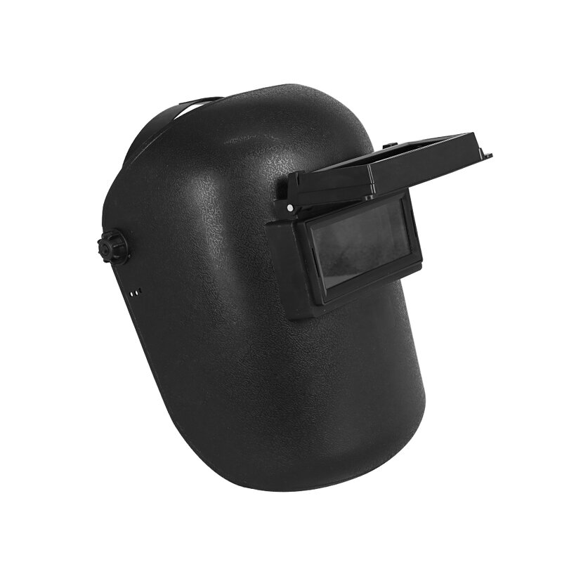 Welding Helmet Manufacturer - Black Flip up Ultra Clear PP Shell Adjustable Full Face