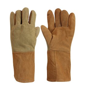 Leather Welding Gloves Supplier - High-Durable Men's Labor Cow Grain Split Anti-Slip