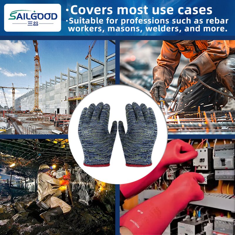 Polyester Gloves Supplier - Custom OEM Wear-Resistant Anti-Slip Kitchen Food Handling