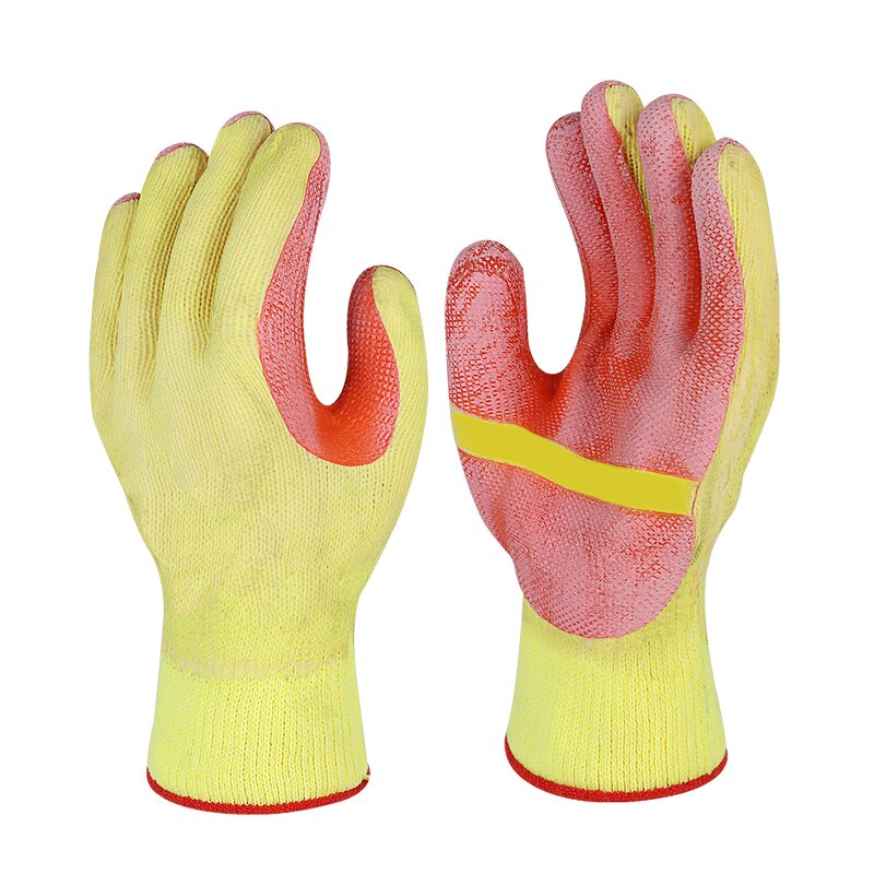 Safety Gloves Factory - Knitted Film Slip Puncture Resistant Industrial Construction