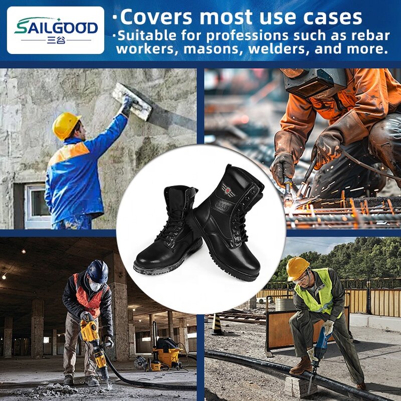 Camouflage Safety Shoes Factory - Men's Steel Toe Kevlar Sole Breathable Microfiber