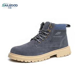 Suede Safety Boots Manufacturer - SAILGOOD Heavy Duty Steel Toe TPR Anti-Smash