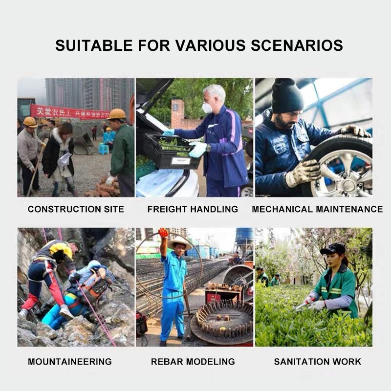 Safety Grip Gloves Supplier - SAILGOOD Custom Color Polyester/Cotton Silicone-Free