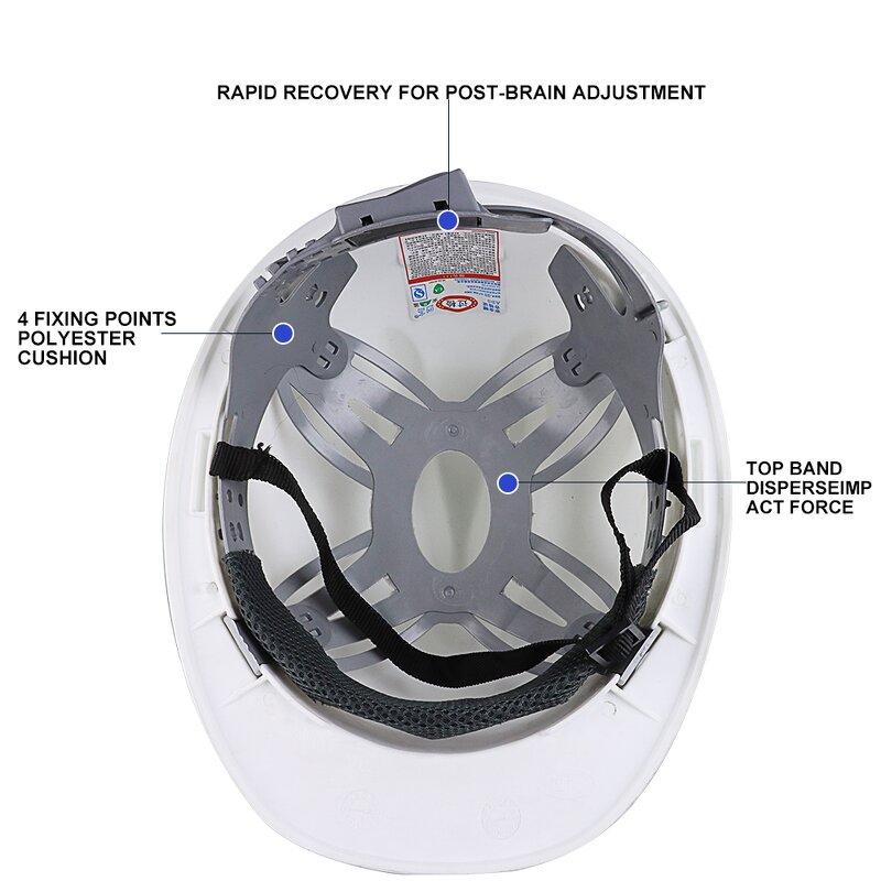 PE Industrial Helmet Supplier - Smash-Proof 360G High-Density Lightweight Utilities OEM