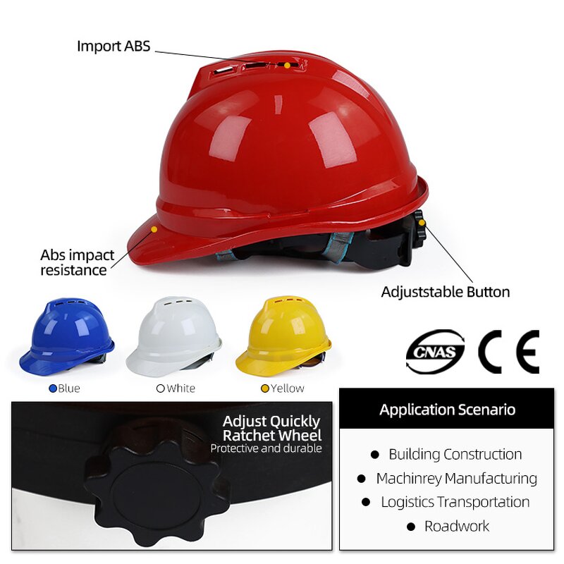 Safety Helmet Manufacturer - Construction Hard Hat ABS HDPE EN397 ANSI Certified