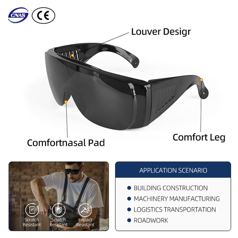 UV Safety Goggles Supplier - Resistant Windproof Adjustable Anti-Dust Scratch Eye