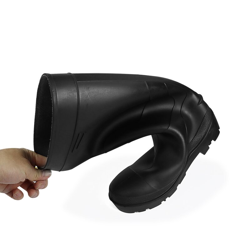 PVC Rain Boots Supplier - Unisex Lightweight Waterproof Anti-Slip Mesh Chemical-Resistant