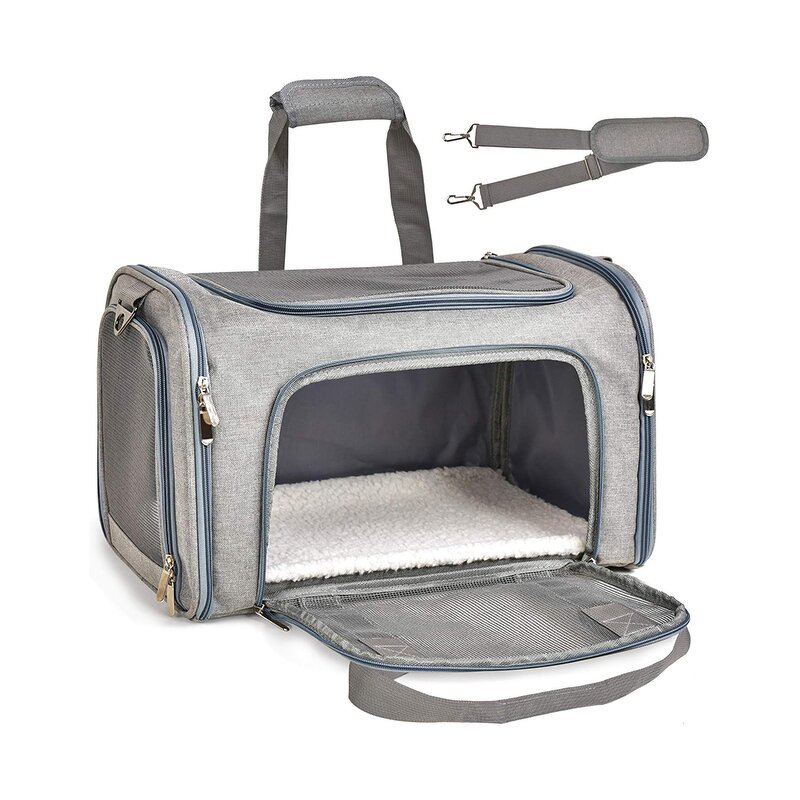 Travel Pet Carrier Supplier - Durable Lightweight Collapsible Airline Approved Soft Sided