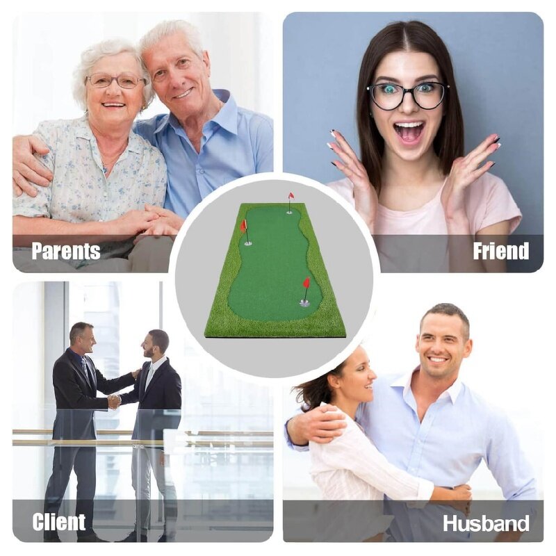 Golf Putting Mat Manufacturer - Green Long Challenging Putter Training Indoor Outdoor
